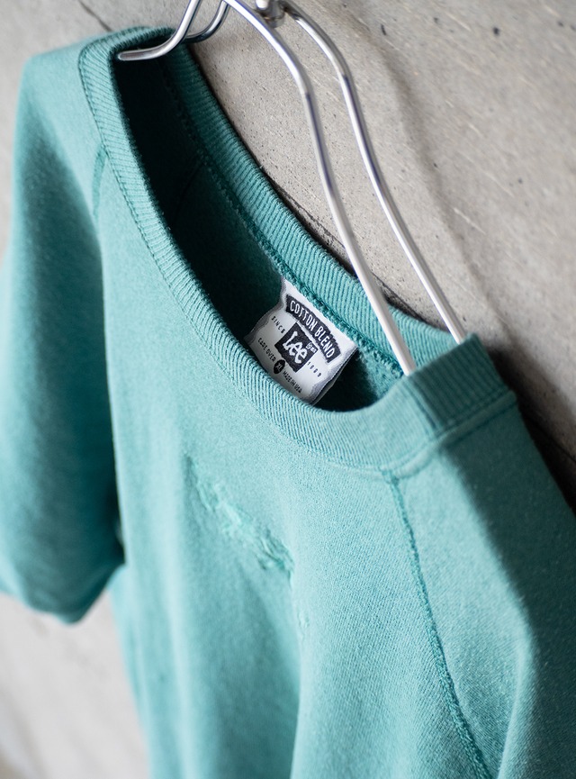 "Lee" 1980s Embroidery shortsleeve sweat