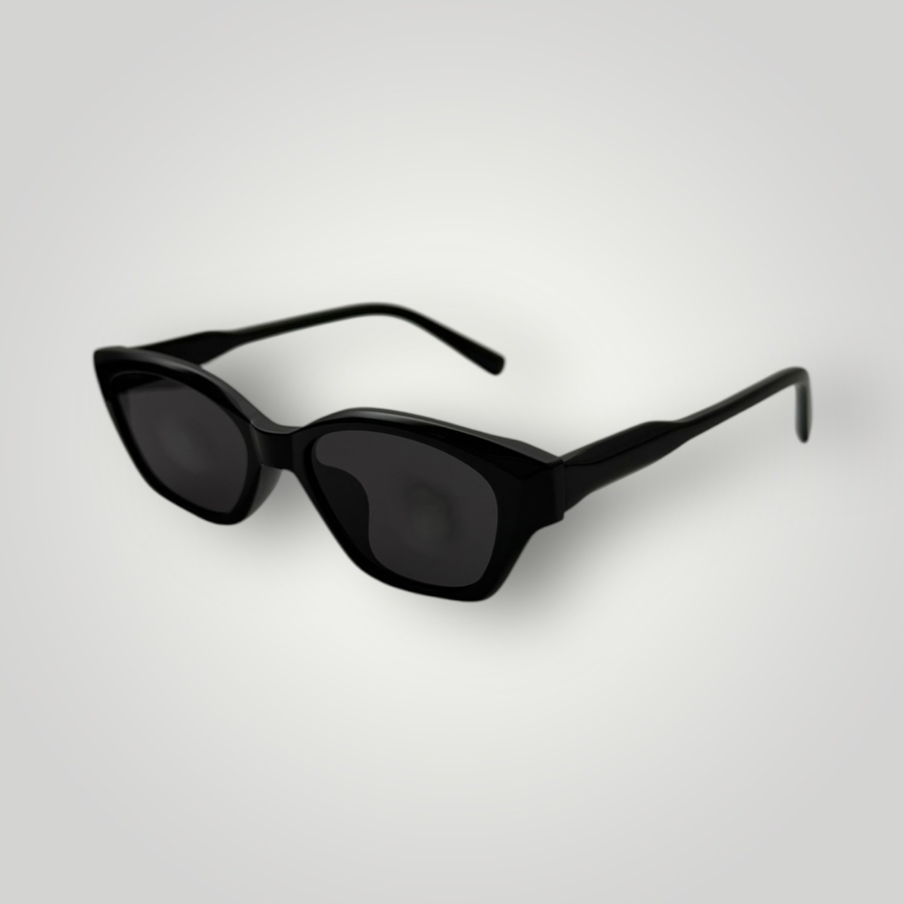 [Premium Acetate Material]   Modern Cat Sunglasses-Black / Smoke（48）