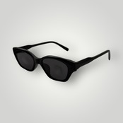 [Premium Acetate Material]   Modern Cat Sunglasses-Black / Smoke（48）
