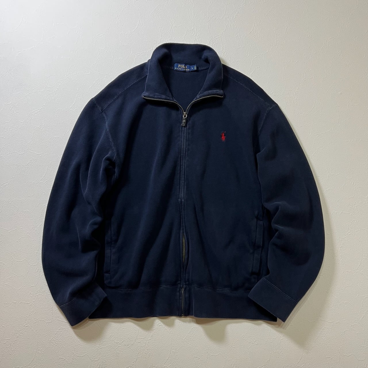 Ralph Lauren 青 ジッパー付きセーター Ralph Lauren 青 ジッパー付きセーター POLO RALPH LAUREN ポロ ラルフ