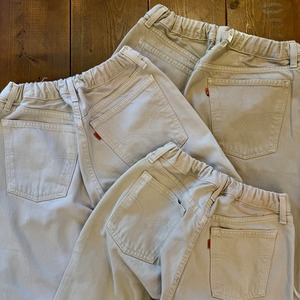 【USED UPCYCLE】(W36) Levi's 615 1tuck Easy Denim（natural）