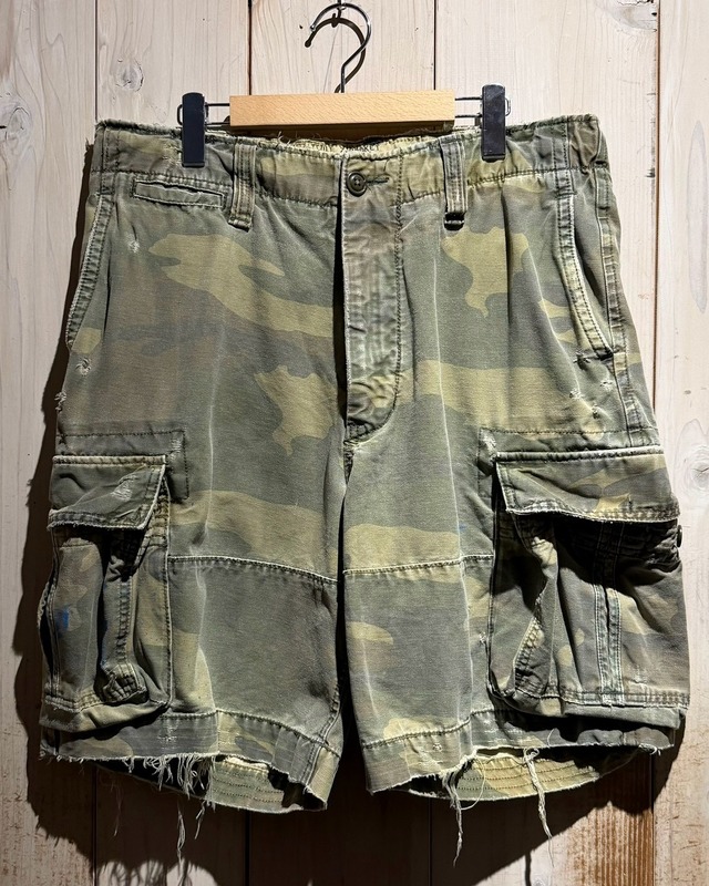 【a.k.a.C.a.k.a vintage】“Abercrombie & Fitch” Camouflage Pattern Vintage Cargo Shorts