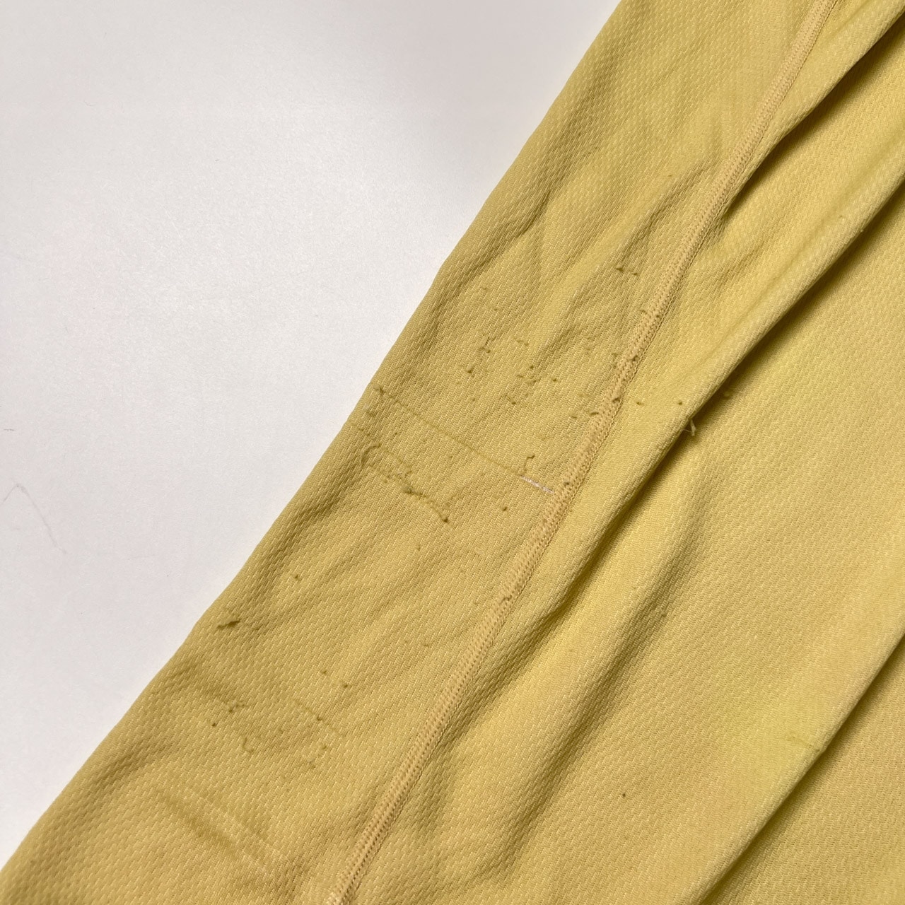 TARAS BOULBA タラスブルバ アウトドアハーフジップ インナーシャツ M/ベージュイエロー/メッシュ/薄手