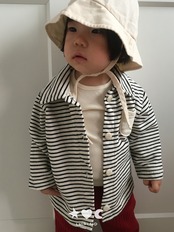 【取寄】LALALAND (Baby)ブレッドカーディガン|秋服|韓国子供服|26/AT