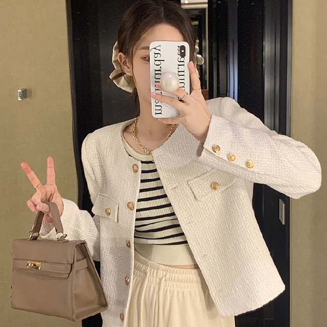 【ジャケット】大きいサイズ フォーマル ノーカラージャケット レディース おしゃれ カジュアル  春 秋 冬 20代 30代 40代 50代 結婚式のお呼ばれ 袖あり お呼ばれドレス 結婚式 二次会 卒業式 卒園式 入学式 入園式 七五三 謝恩会ドレス シンプル おしゃれ ホワイト 白 ブラック 黒 S M L XL 2XL