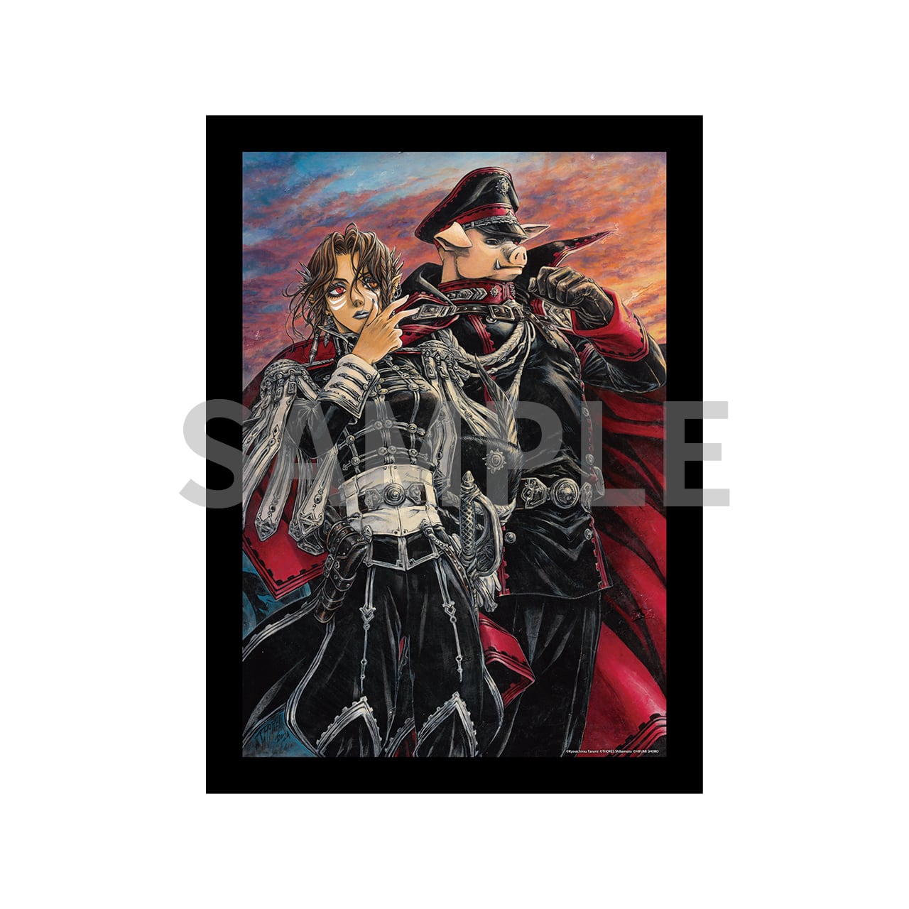 【数量限定受注生産】 オルクセン王国史 メタルポスター<小説2巻>サイン入り