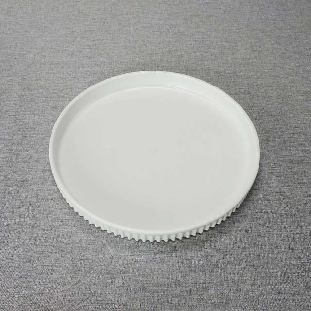 波佐見焼　ギア　23.0cmプレート皿（ホワイト）１ヶ入化粧箱