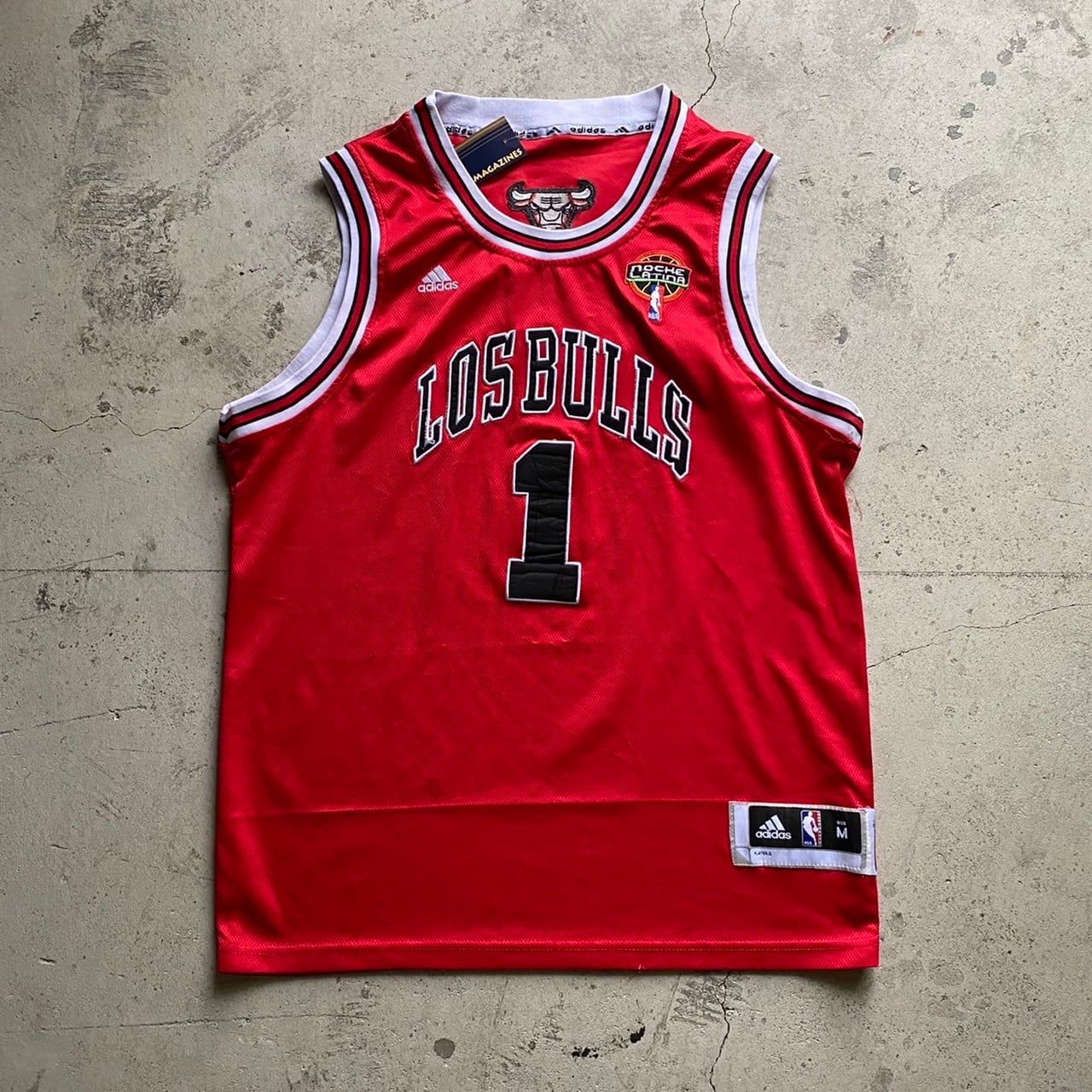 NBA　CHICAGO BULLS Rose　シカゴブルズ　ゲームシャツ バスケ