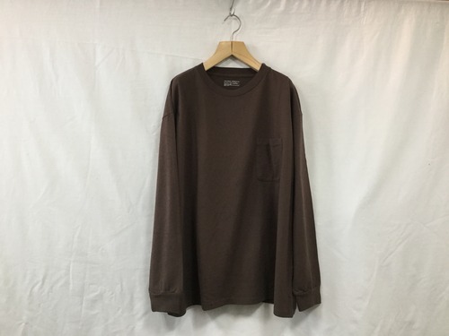 UNIVERSALS PRODUCTS.”HEAVY WEIGHT L/S TEE BROWN”