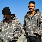 OG LOGO RIPSTOP CAMO HOODED JACKET