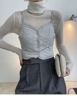 ダウンレイヤードベスト 2color2colorc A0730