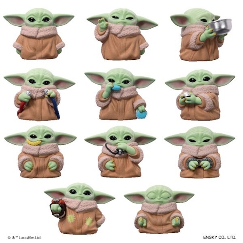 エンスカイ スター・ウォーズ マンダロリアン グローグー ソフビパペットマスコット 全11種 コンプリート 1BOX 未開封
