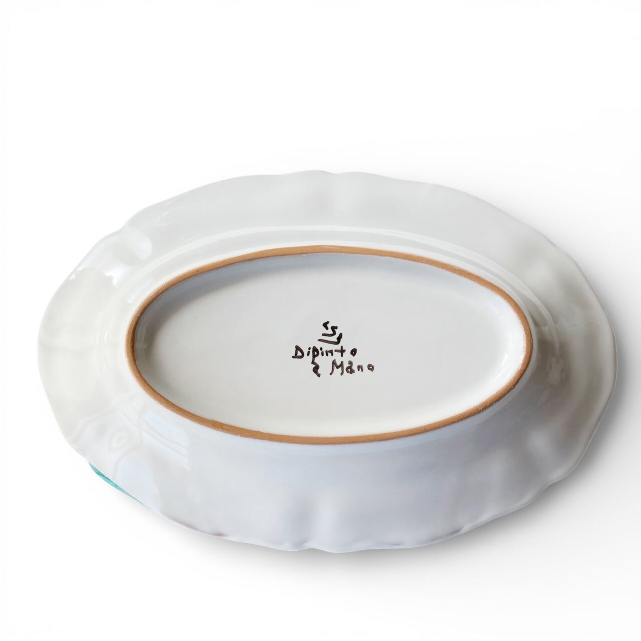 オーバル皿 25cm OVL047 マヨリカ焼き イタリア陶器 barocco