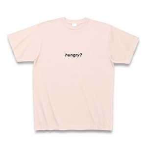 日進カップヌードルのCM的「hungry?」（ハングリー）TシャツA（スタンダード）