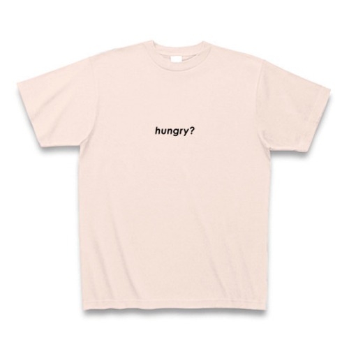 日進カップヌードルのCM的「hungry?」（ハングリー）TシャツA（スタンダード）