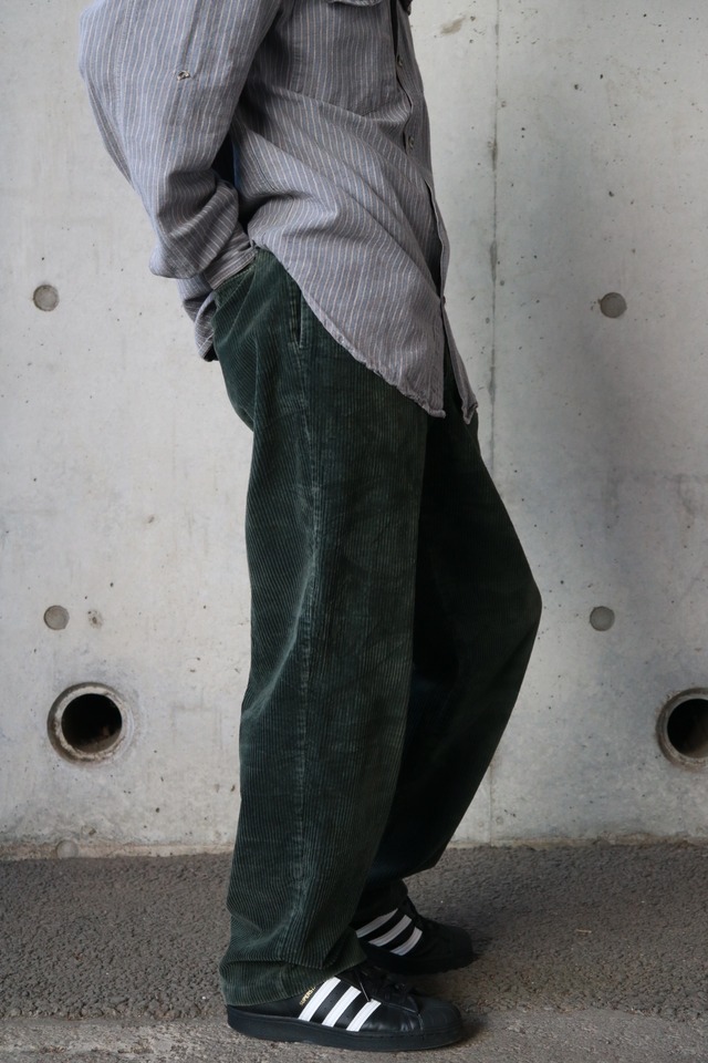 Vintage green corduroy slacks