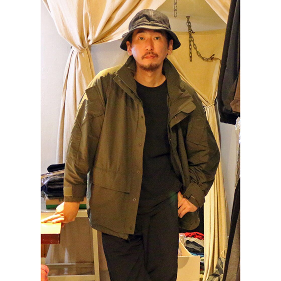 WEATHER MILITARY JACKET ポータークラシック ウェザーミリタリー 