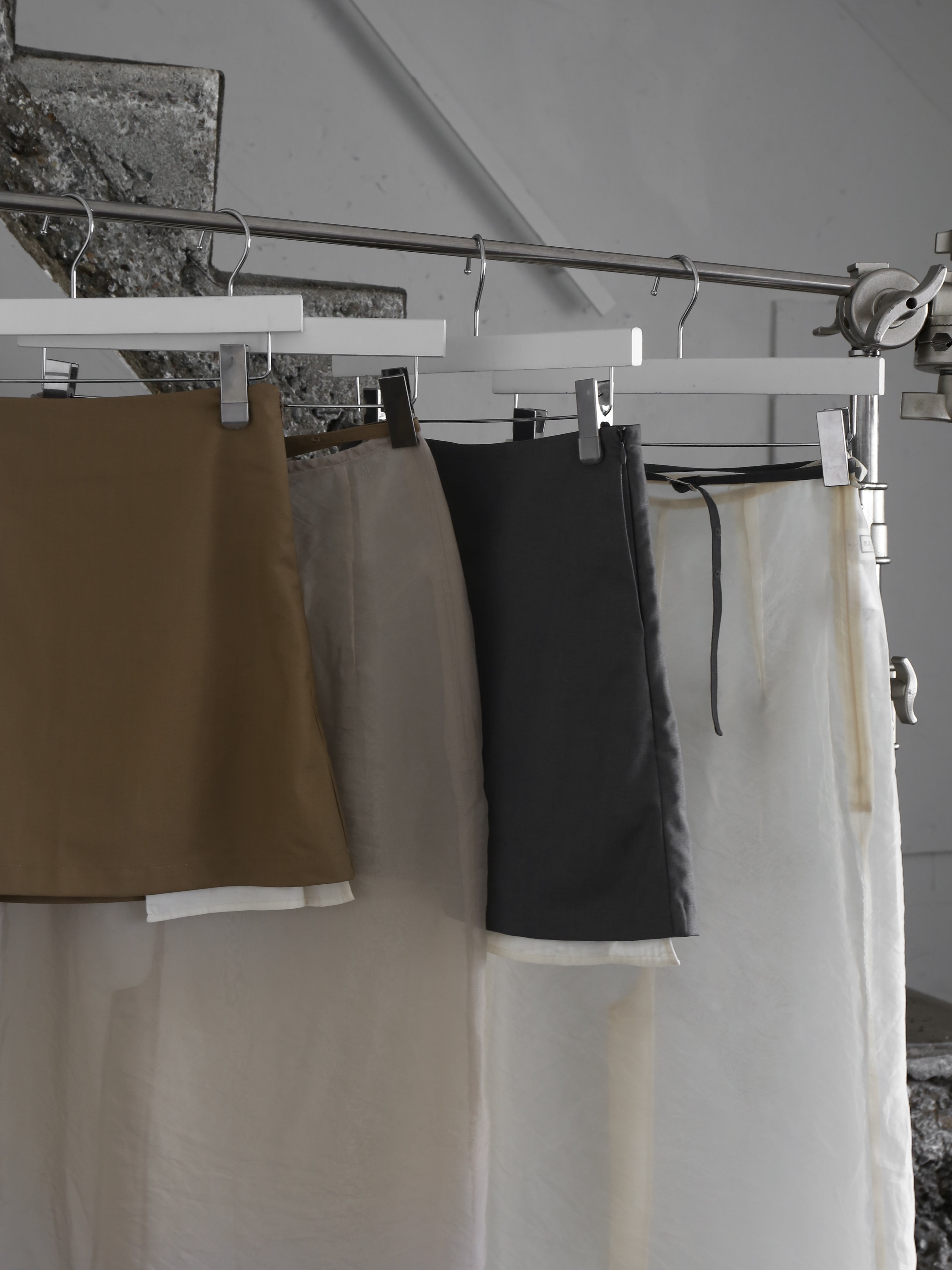 sheer + mini layered skirt set | Katrin TOKYO