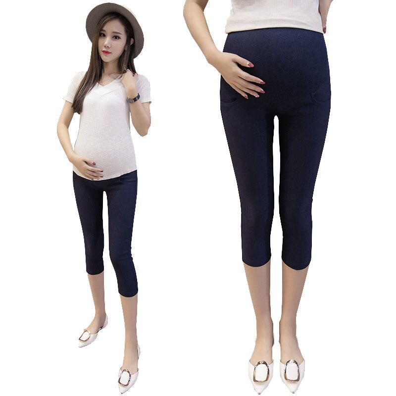 【新作】【送料無料】 ペンシルパンツマタニティショーツ伸縮性セブンパンツ妊娠服カプリパンツ妊婦夏 エラスティック サマー 夏物 ブルマー AL expec357019127860