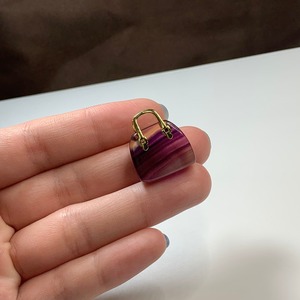 52.天然石とお出かけ☆フローライトカバン・バック