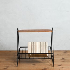 Magazine Rack / マガジンラック〈収納・本棚・ディスプレイラック・店舗什器・アンティーク・ヴィンテージ〉112885