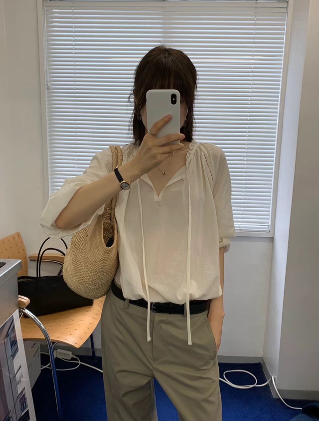 (OUNCE) breath  blouse