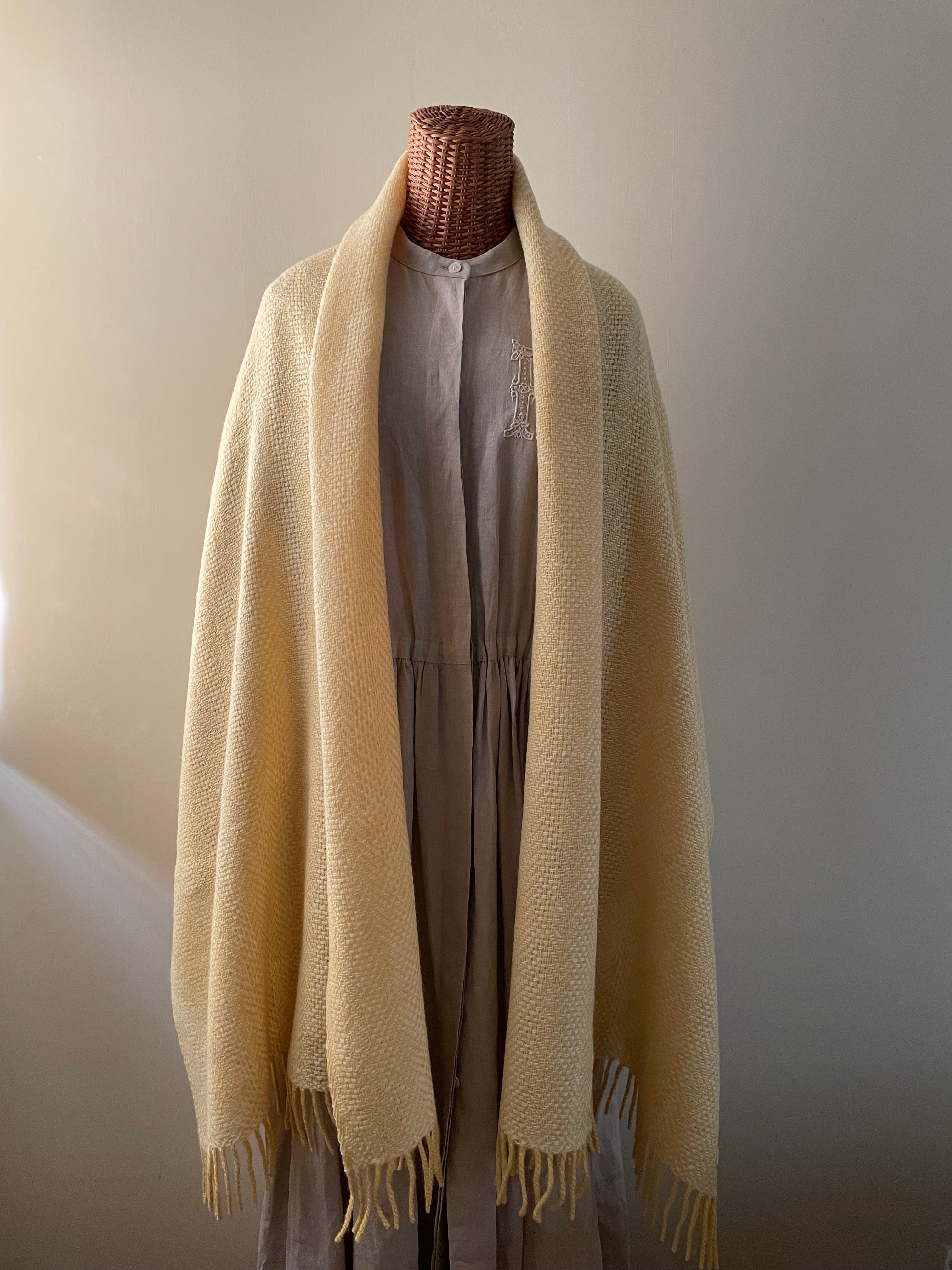 ホームスパン ストール大 i-wool