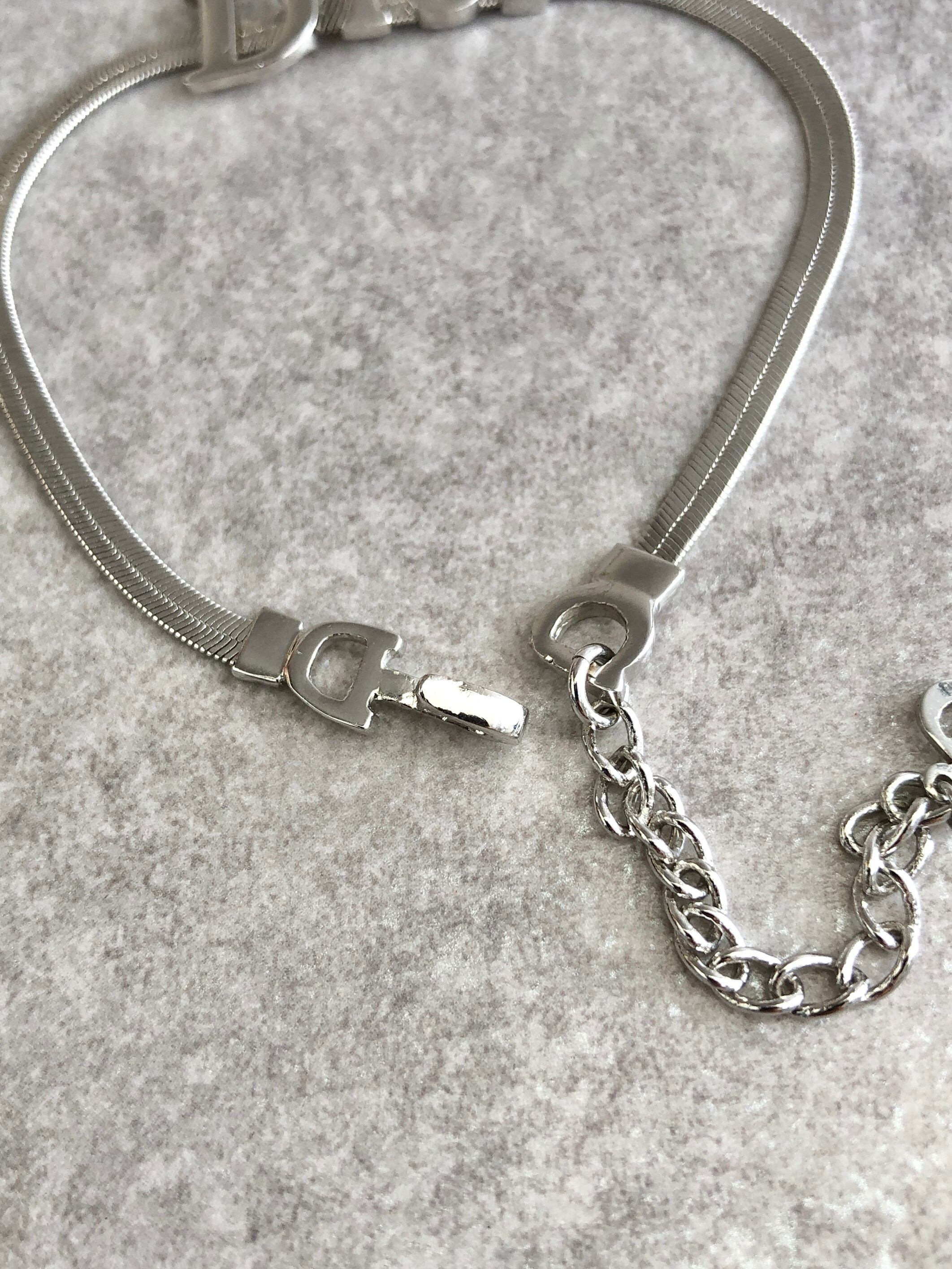 :*)様 Dior ロゴブレスレット Christian Dior ディオール ロゴブレスレット