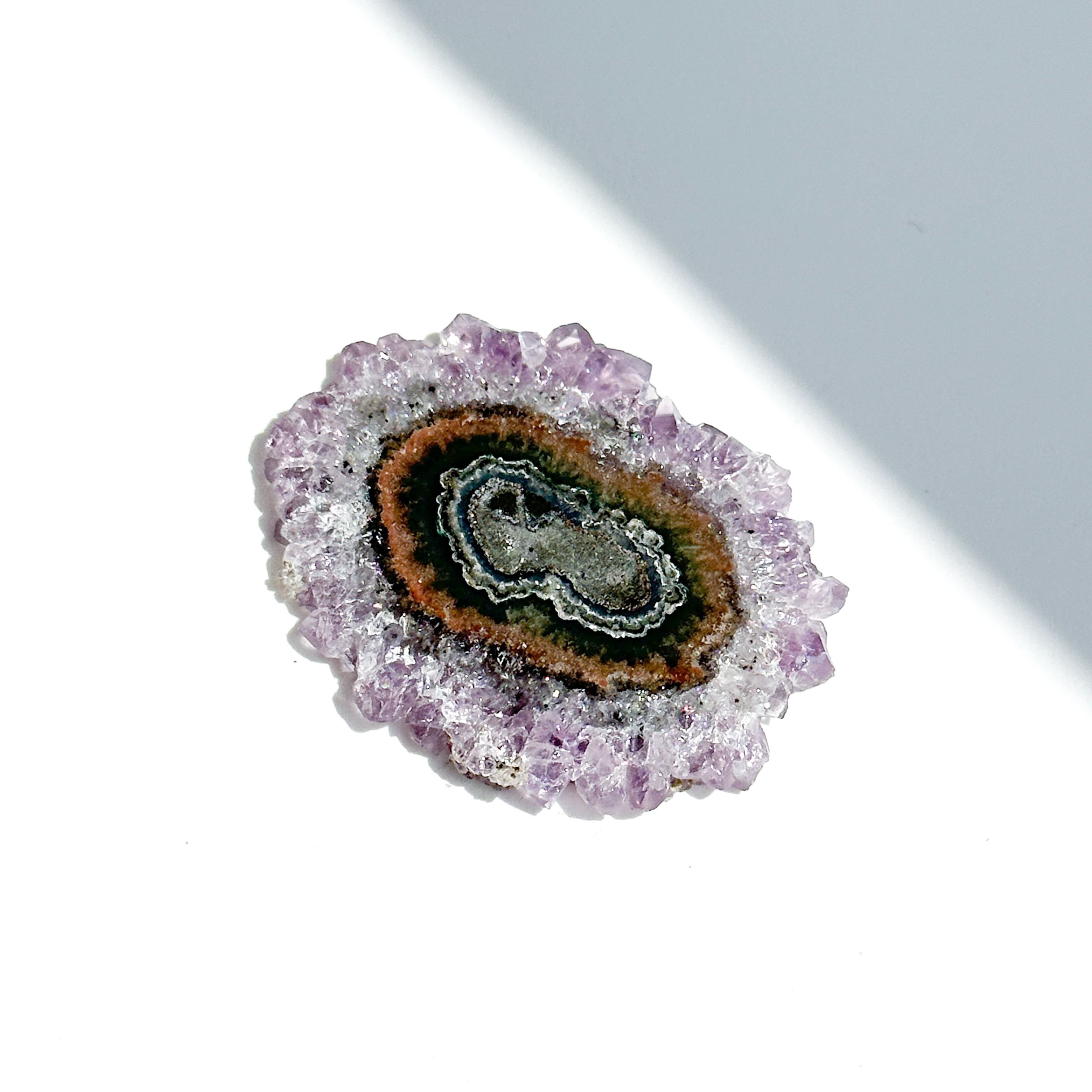 フラワーアメジスト スライス71◇ Flower Amethyst ◇天然石・鉱物