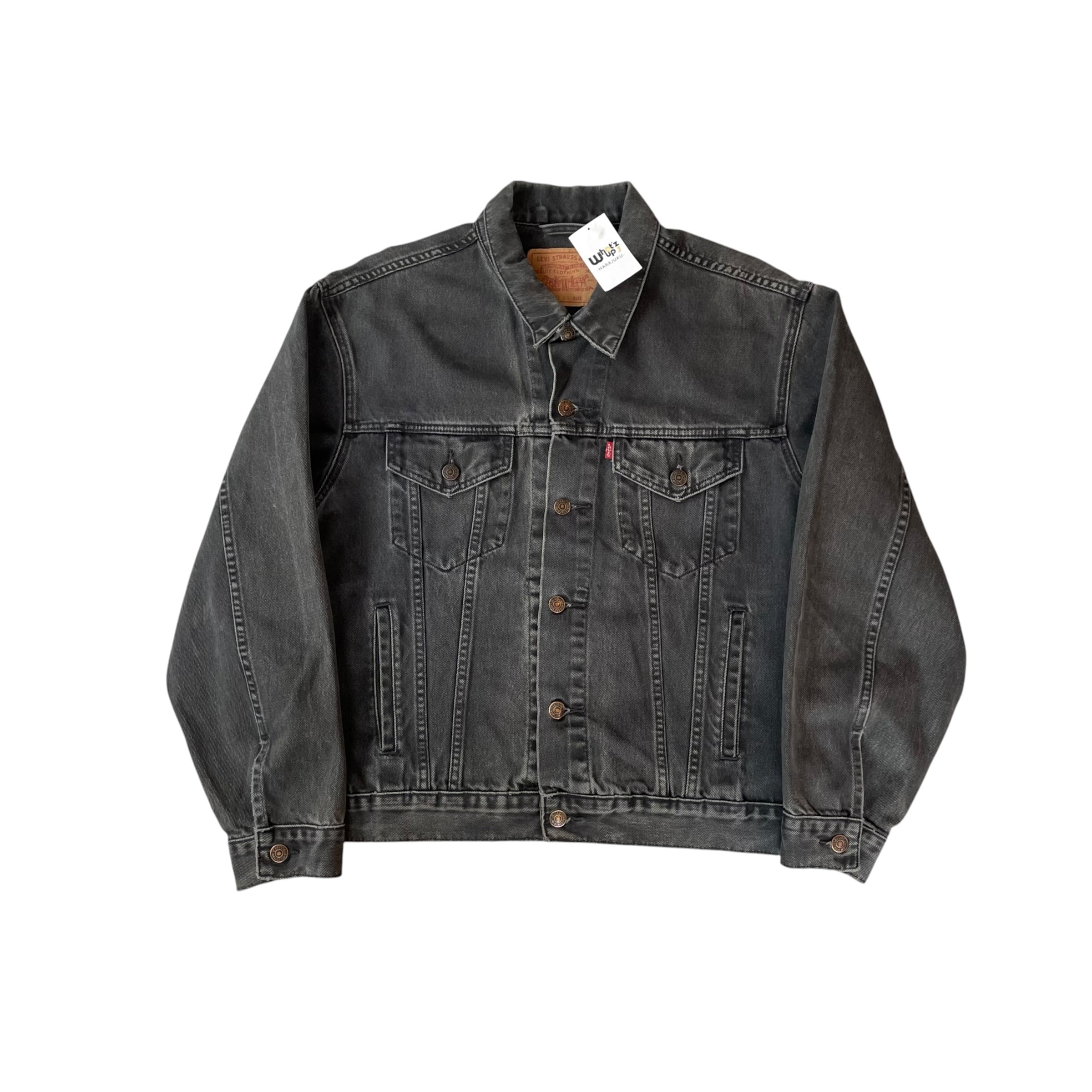 1993s Euro Levi's 70503 "5th Type" Black Denim Jacket