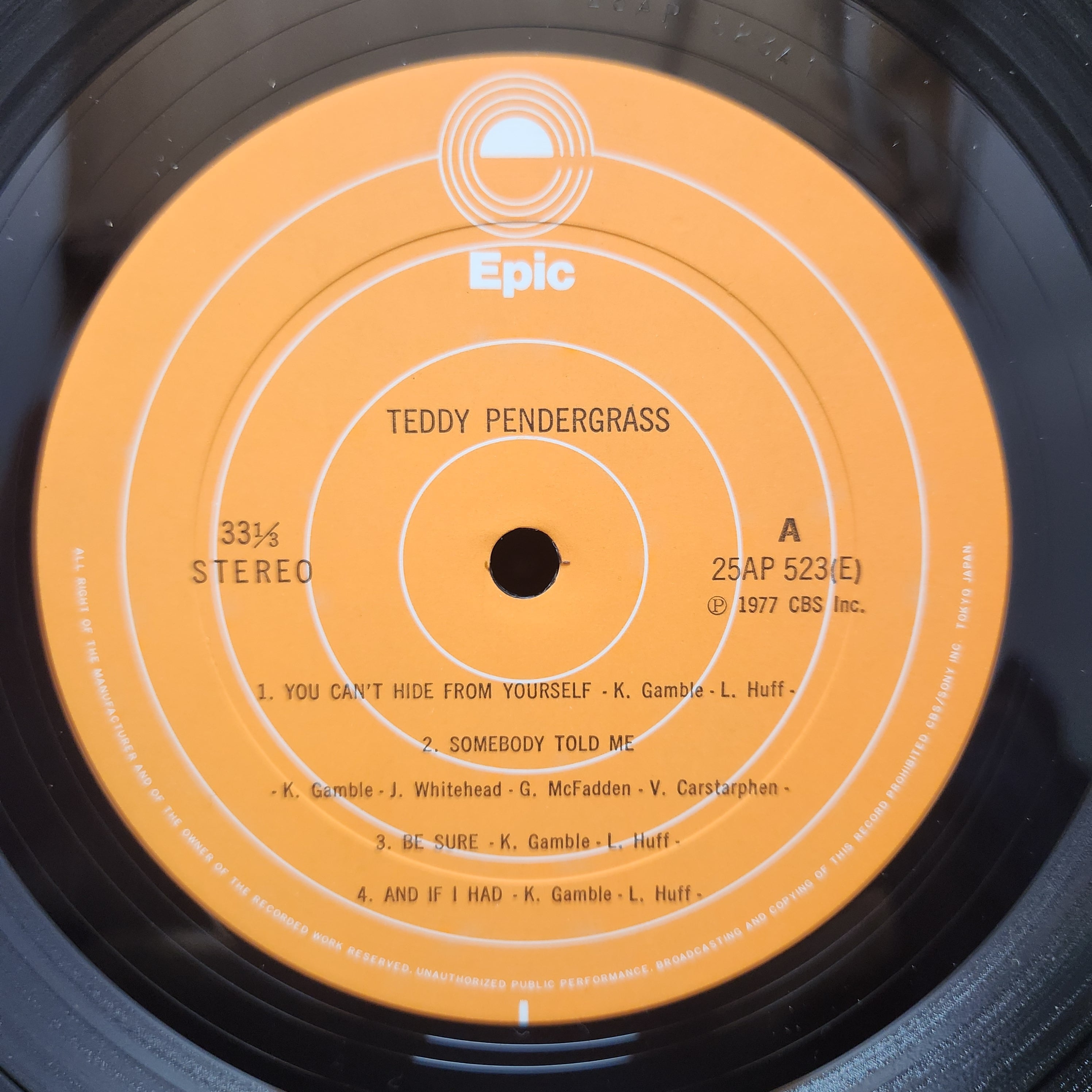 Teddy Pendergrass / Teddy Pendergrass [25AP 523] - 画像3