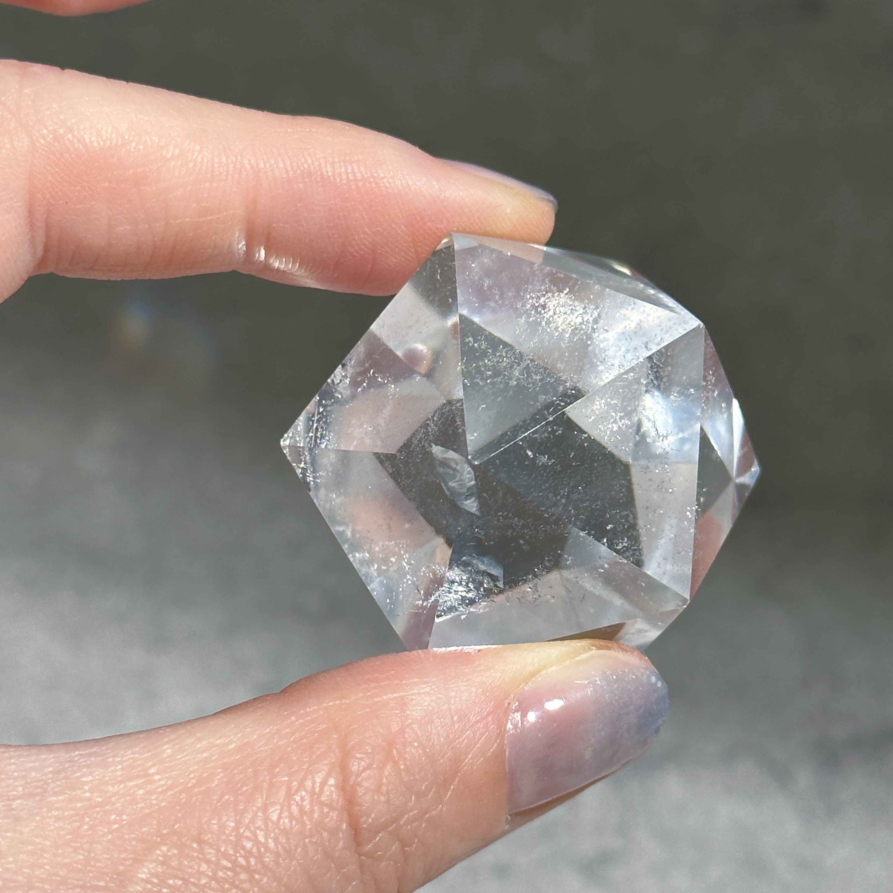 透明感◎ミナスジェライス産クリアクォーツ 二十面体12◇Clear Quartz