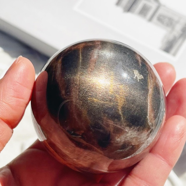 Black Sunstone ＆ Moonstone