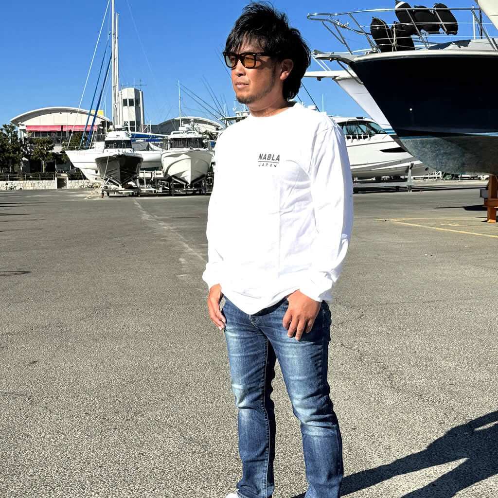 NABLAロングスリーブTシャツタイプⅢ ホワイト | NABLA® (ナブラ