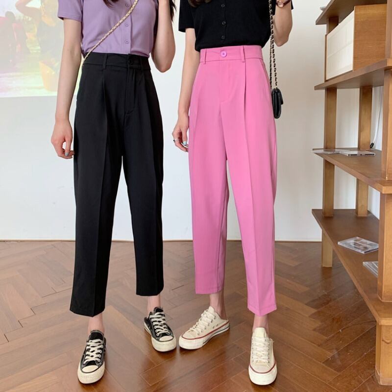 パンツ サマールーズハイウェスト薄手 夏物 YY-ファッション97259442142