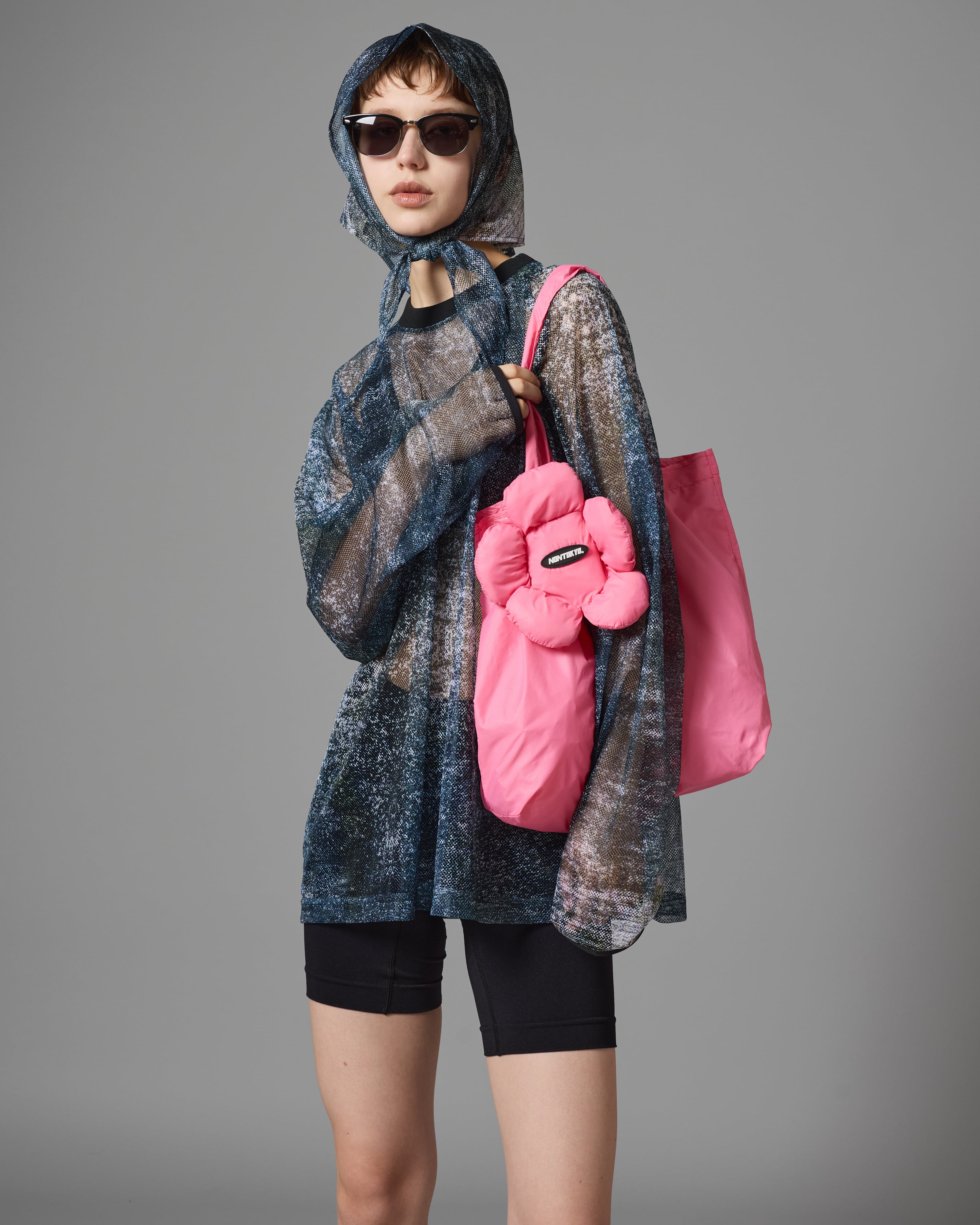 NON TOKYO ノントーキョー】 / FLOWER ECO BAG フラワーエコBAG / PINK