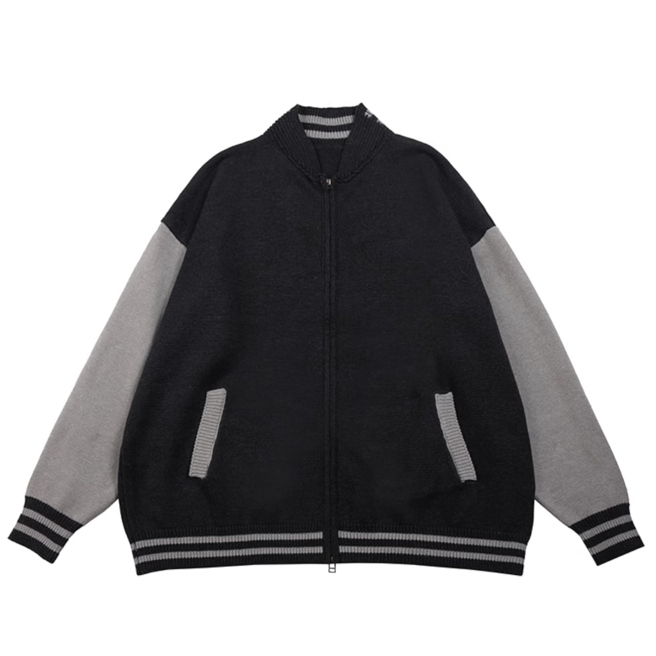 厚手ニットセーター ジャケット A1028