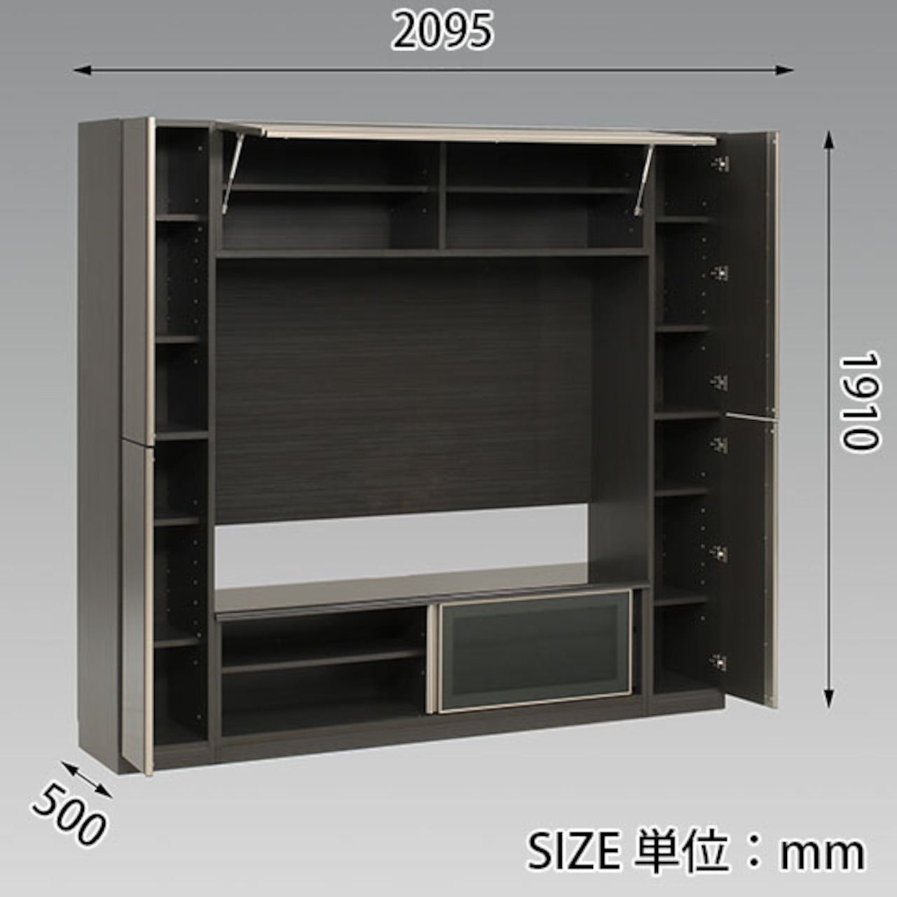 【幅210】テレビボード テレビ台 収納 ラック モノトーン (全2色)