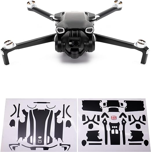 WRAPGRADE for DJI Mini 3 本体用 スキンシール (ステルスブラック