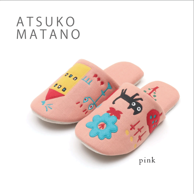 【ATSUKO MATANO（マタノアツコ）】スリッパ「私の街」
