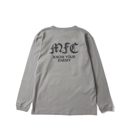 MFC STORE OE ENEMY L/S TEE / STONE GRAY