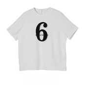 MME115BEB フロッキープリントTシャツ