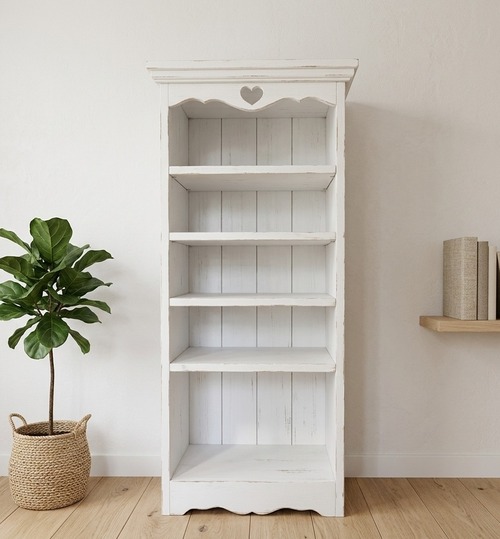 .+ナチュラルカントリー+　500white antique book shelf