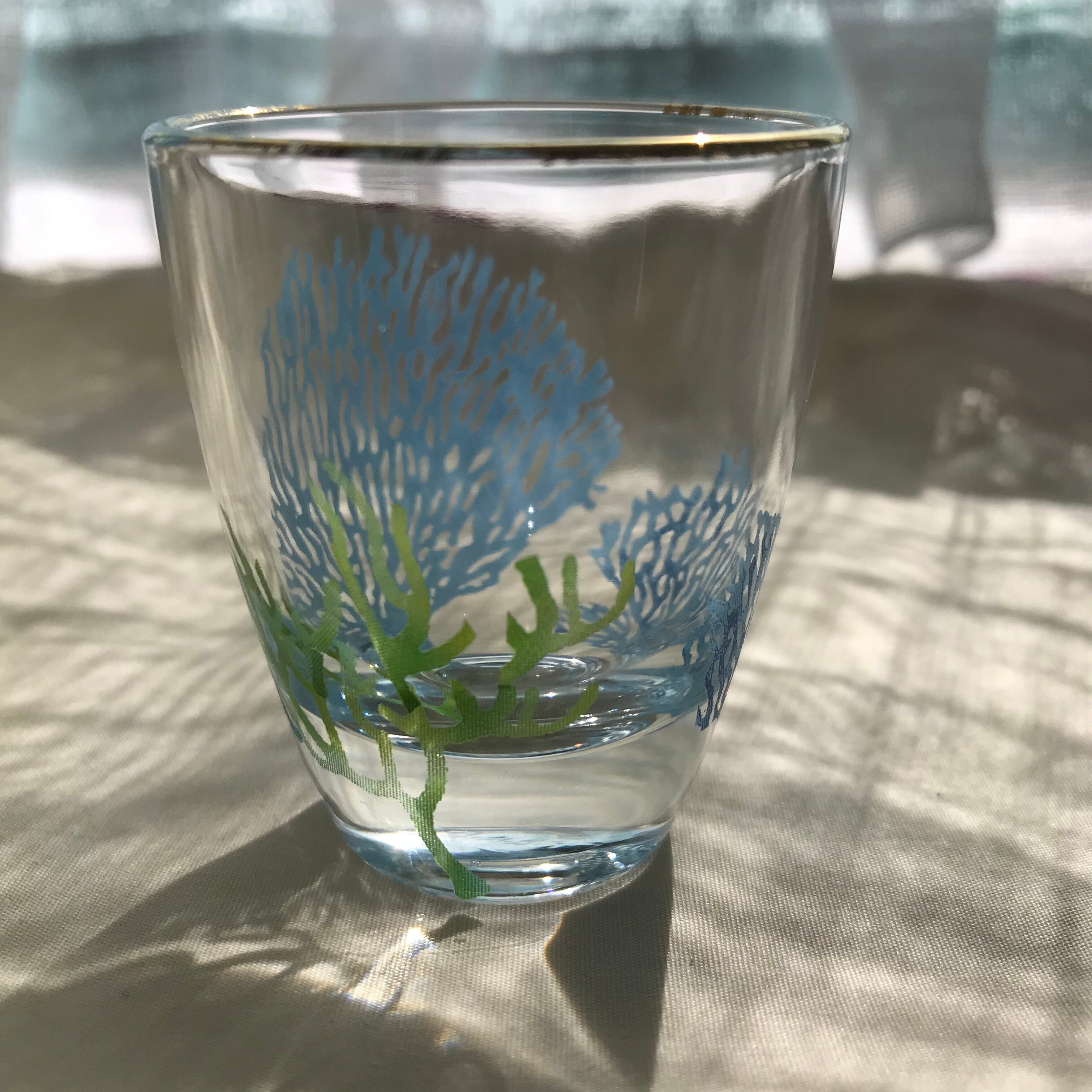 新作/公式 - ショットグラス グラス ブルーガラス 大正ガラス