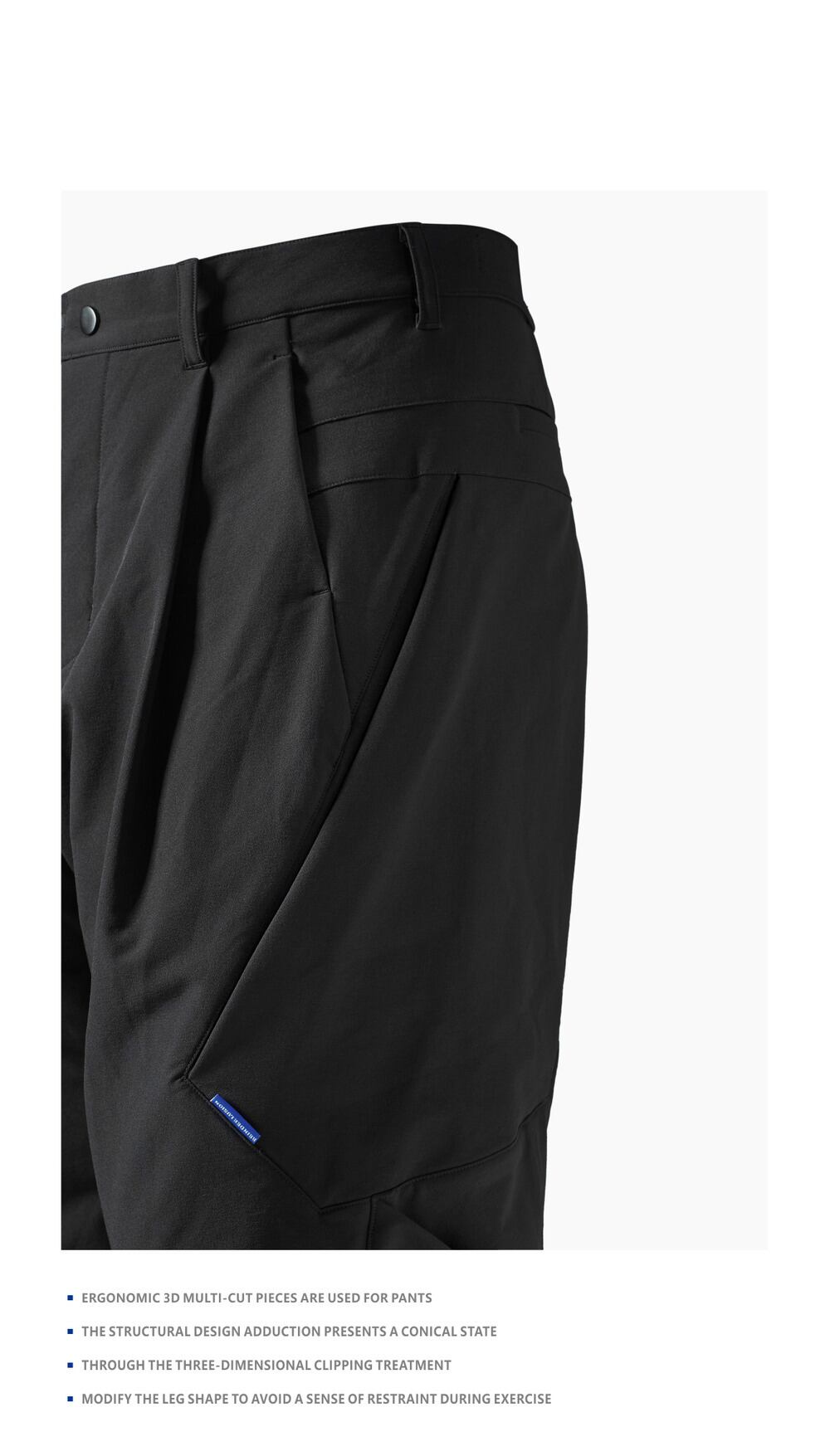 REINDEE LUSION 20SS 斜めカッティングテーパードパンツ | テック
