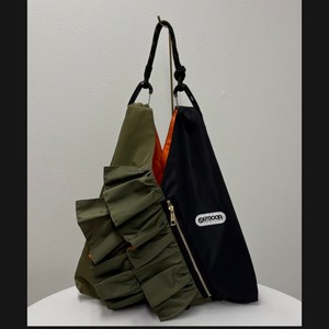 【RISLEY】バイカラーフリルBAG