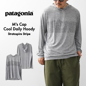 Patagonia [パタゴニア正規代理店] M's Cap Cool Daily Hoody - Strataspire Stripe [45468] メンズ・キャプリーン・クール・デイリー・フーディ（ストラタスパイア・ストライプ）・MEN'S [2026SS]