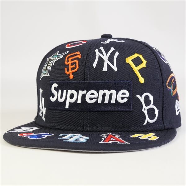 supreme new era black 7 3/8  黒