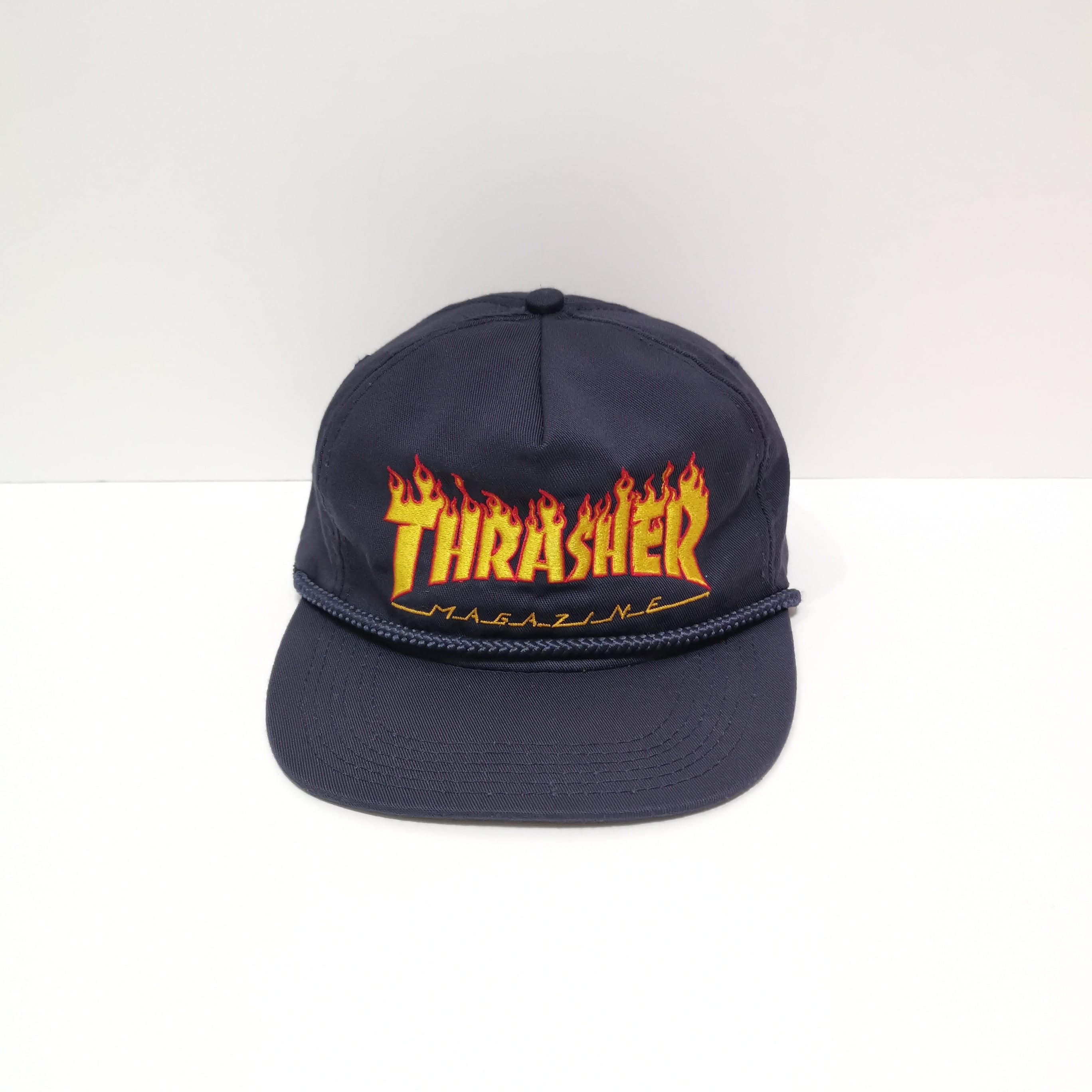 送料無料 90s スラッシャー THRASHER キャップ CAP FLAME USA製