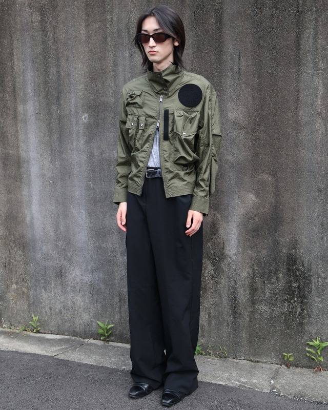 DIESEL double-zip gimmick ma-1